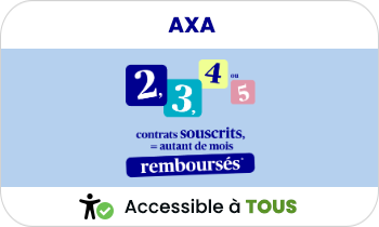 AXA promotion les mois qui comptent